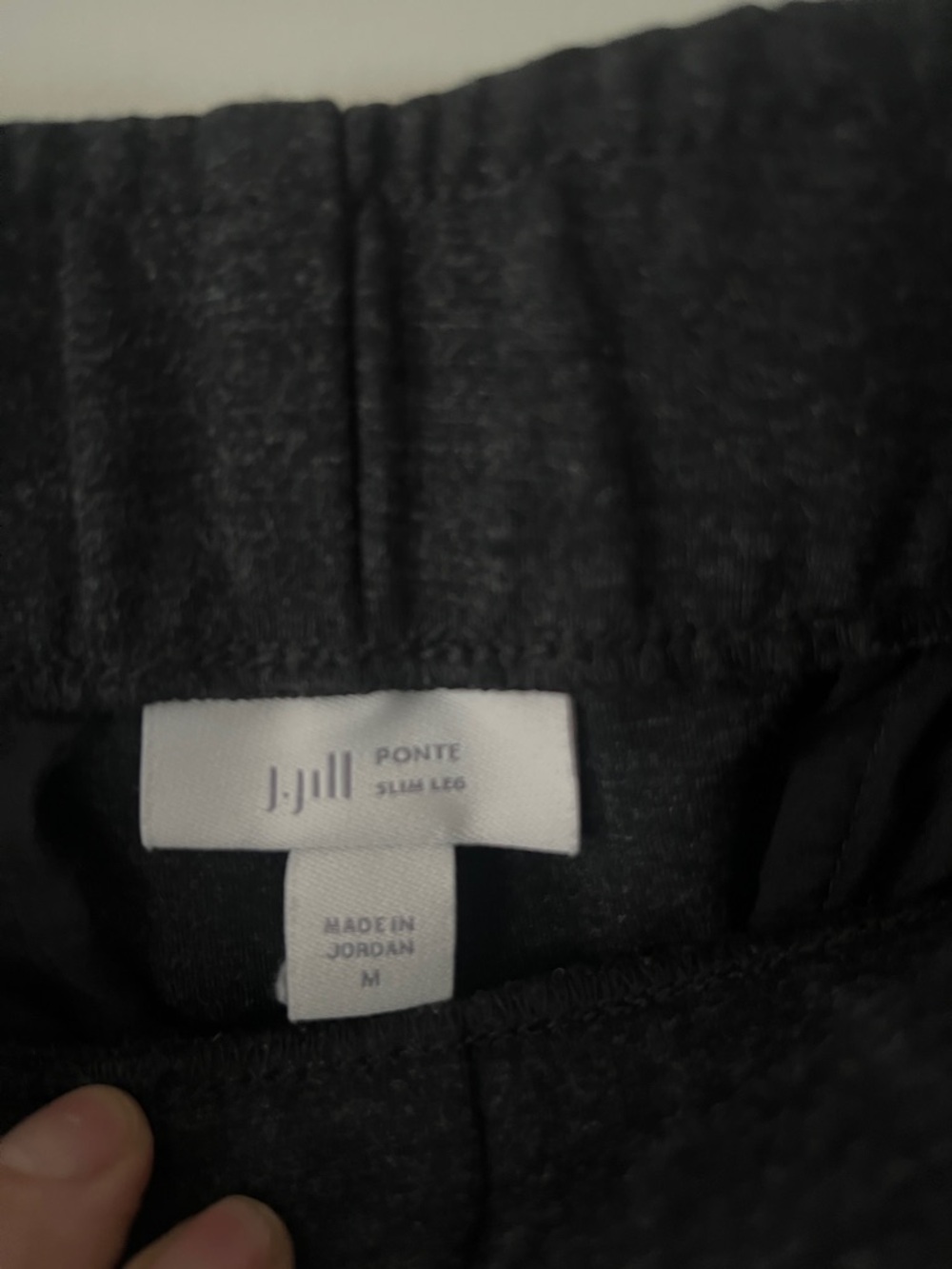 J. Jill Ponte Slim Leg Pants Gray Stretch M - Picture 4 of 6